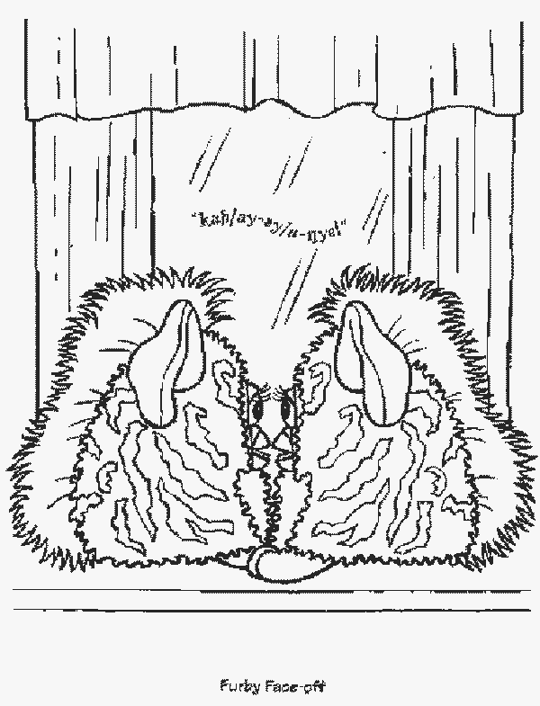 Furby kolorowanki